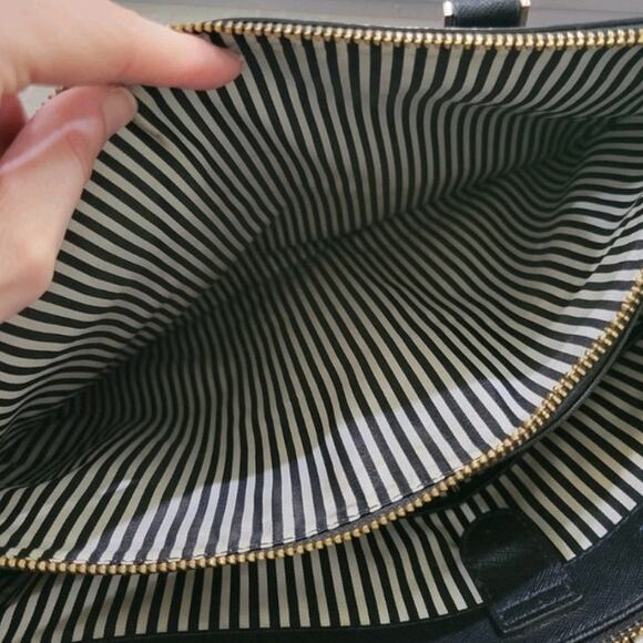 Kate Spade Cameron Street Satchel Purse – Black Leather Tote Handbag for Women - Picture 14 of 15